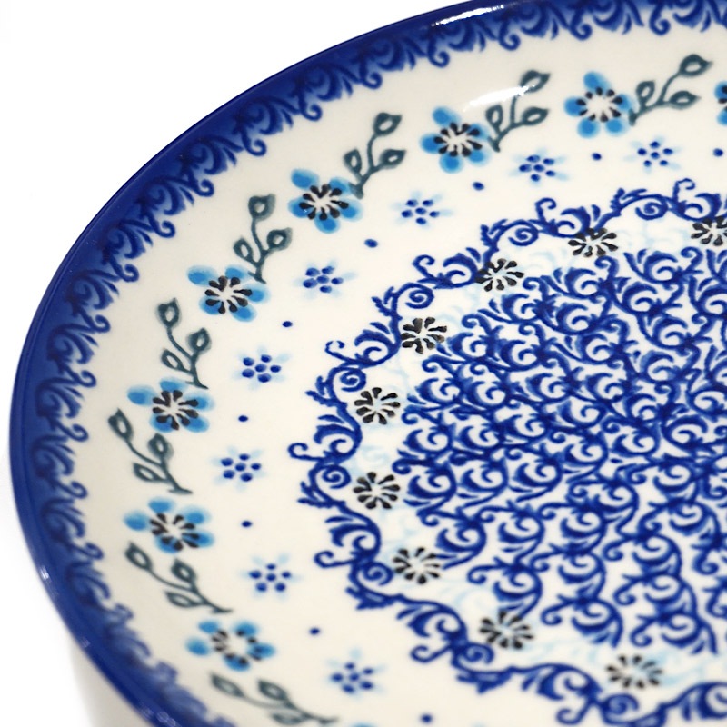 ポーランド陶器　ポーリッシュポタリー 「VENA」 プレート19cm　V132-C114