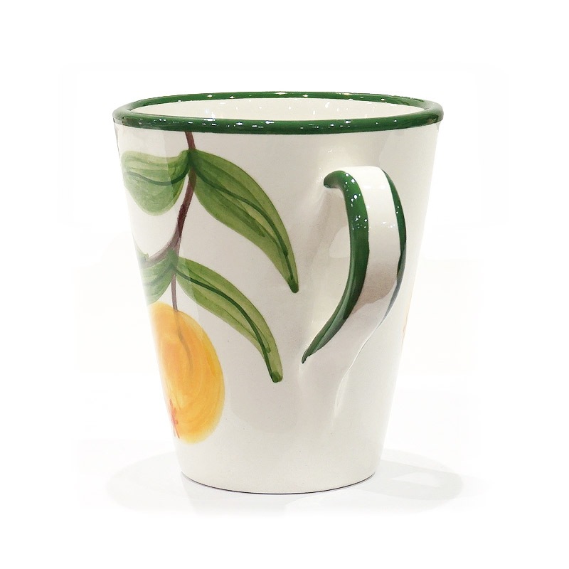 スペイン陶器　SP-49FN　マグカップ/オレンジ柄