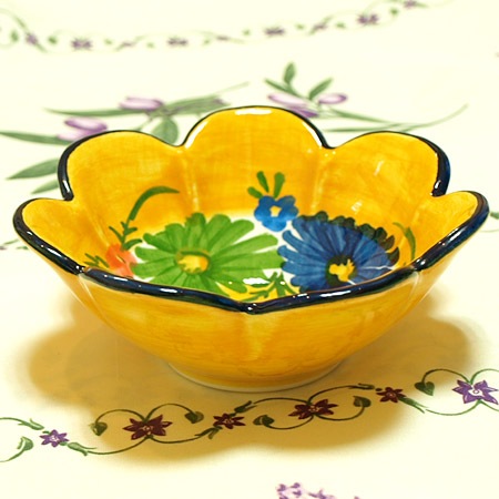 スペイン陶器 SP-6012N フリルボウル/青花 ハエン/JAEN | キッチン