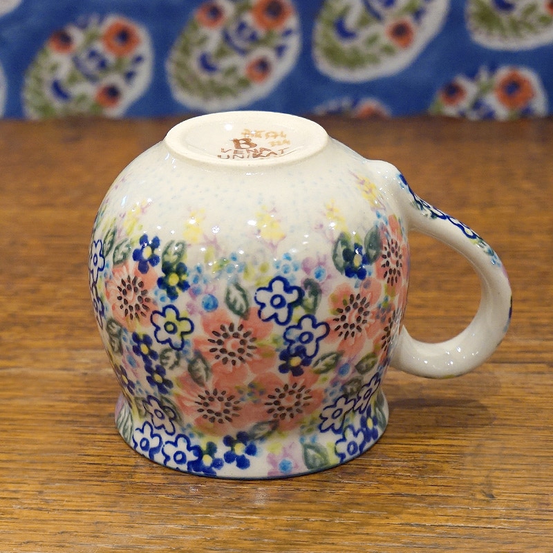 ポーランド陶器 ポーリッシュポタリー 「VENA」 マグカップ（約