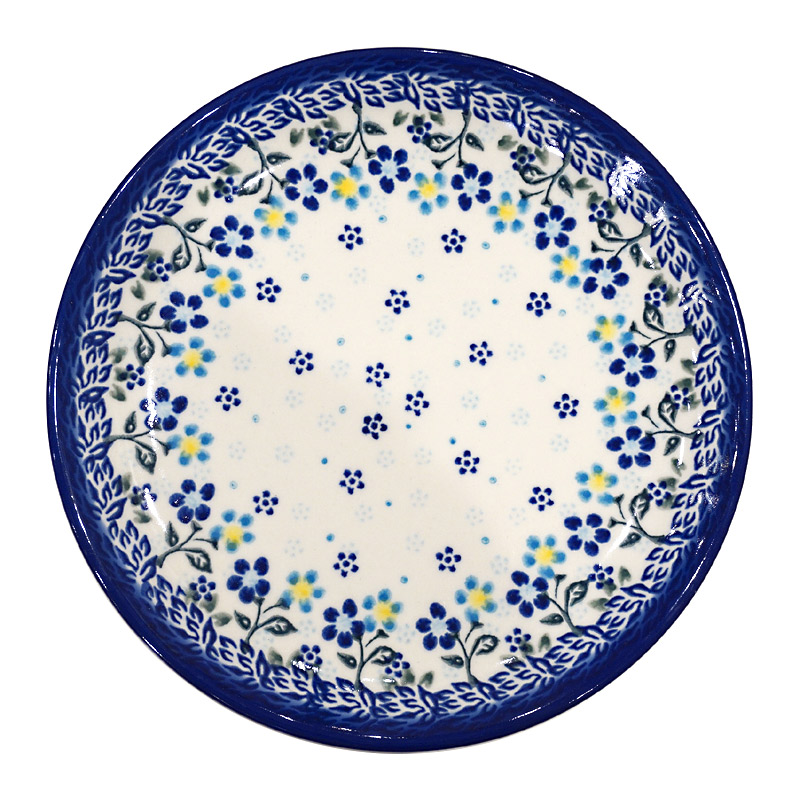 ポーランド陶器　ポーリッシュポタリー 「VENA」 プレート19cm　V132-B253