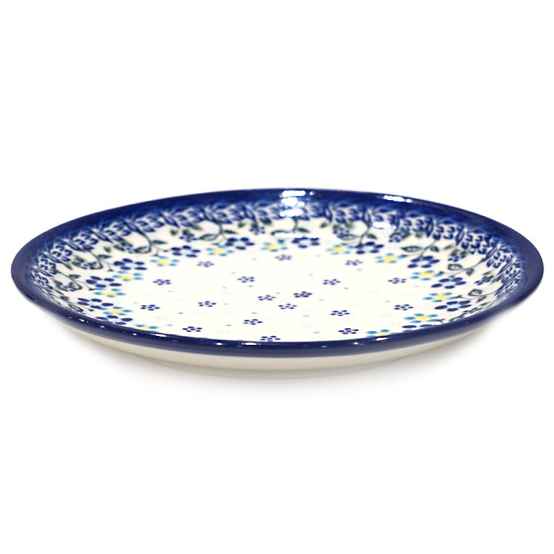 ポーランド陶器　ポーリッシュポタリー 「VENA」 プレート19cm　V132-B253