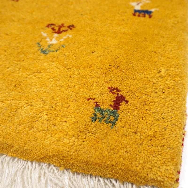 【キリム　ギャッベ手織り座布団】40×40 Layout 楽天市場】ギャッベ ギャベ 座布団サイズ 40×40cm イラン直輸入