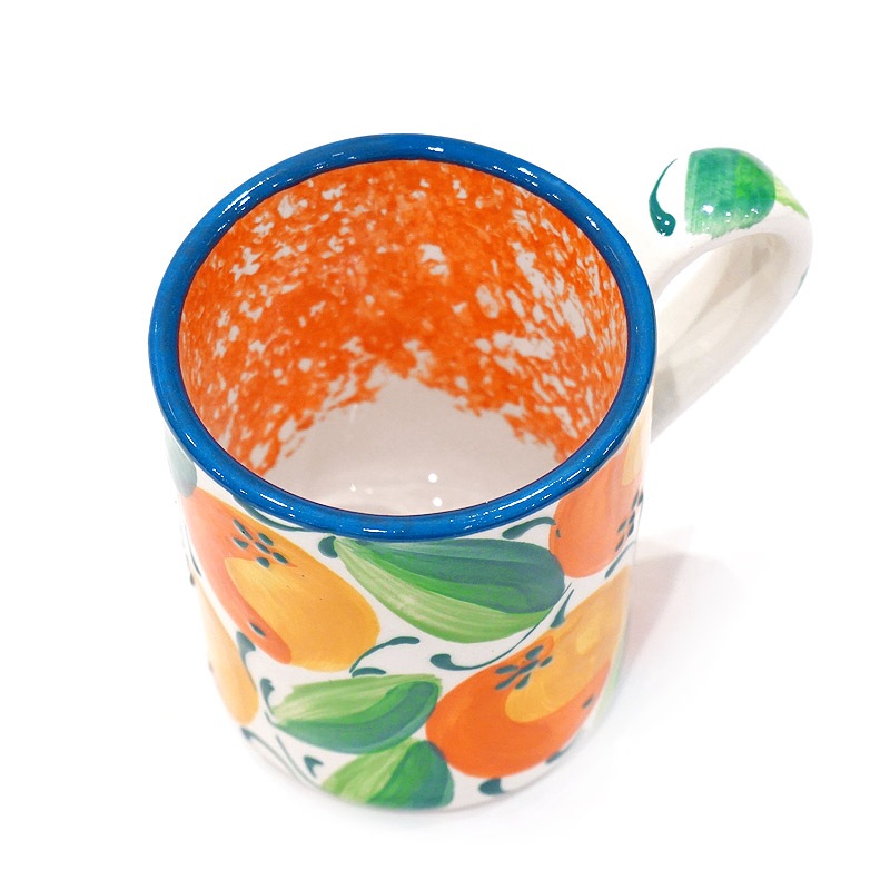 スペイン陶器 SPL-MG4608OR ストレートマグ オレンジ | キッチン