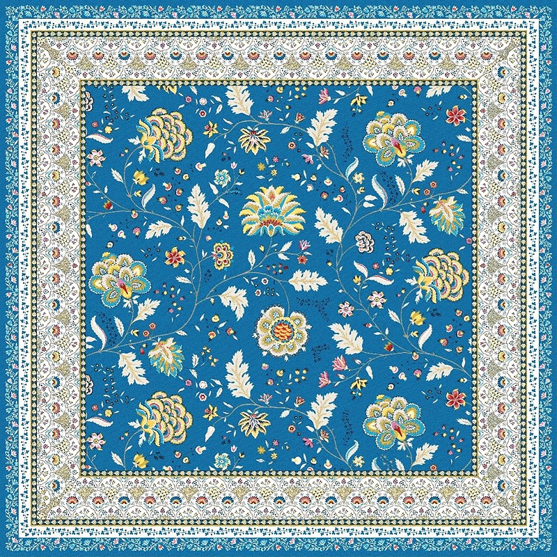 フランス製マルチカバー145x145cmサイズ◆FMC145-MNT-TL モンテスパン/ティール