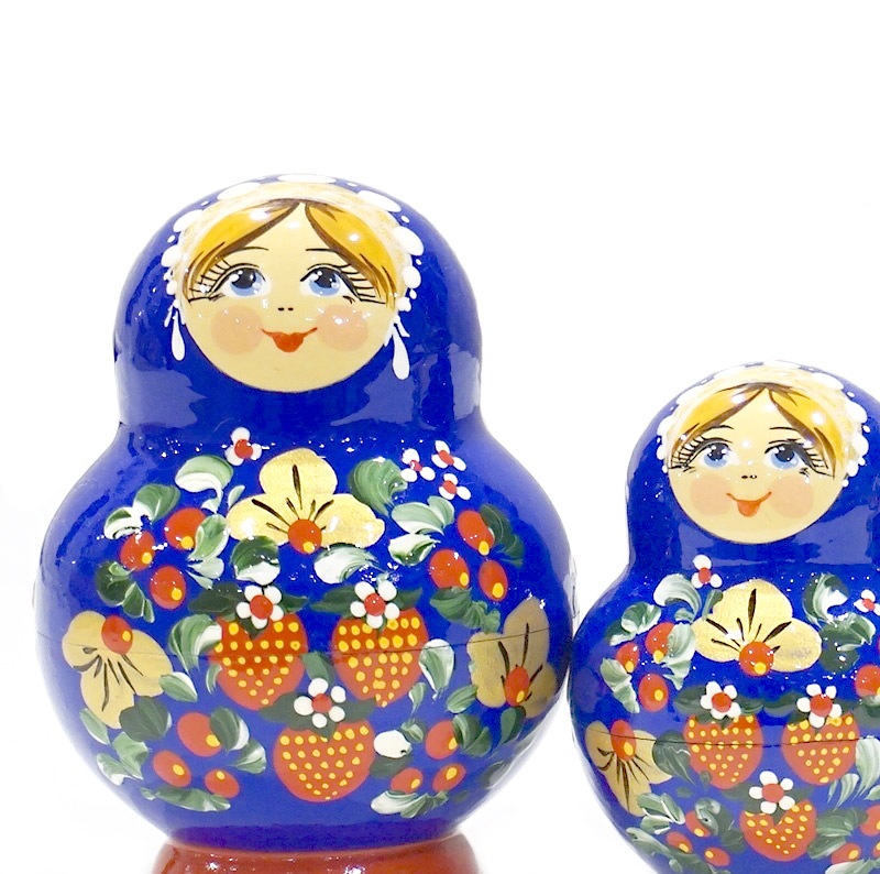 ロシア雑貨☆『ピーターラビット』木製トレー マトリョーシカ ガリーナ作 ロシア雑貨店マリンカ / オリガ・ロバノワ作 マトリョーシカto071-5p