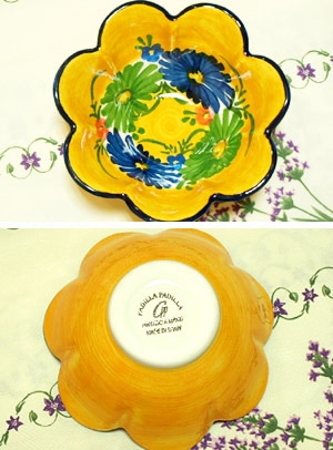 スペイン陶器 SP-6012N フリルボウル/青花 ハエン/JAEN | キッチン