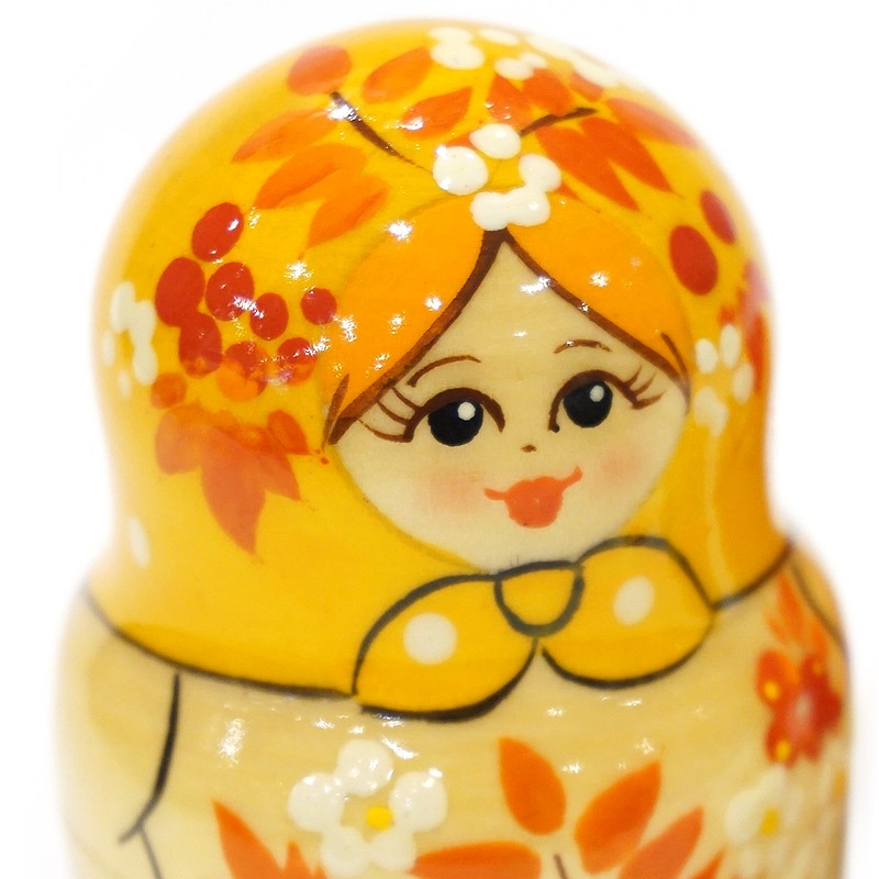 ロシア キーロフの街のマトリョーシカ（5P） MAT-158 | インテリア雑貨