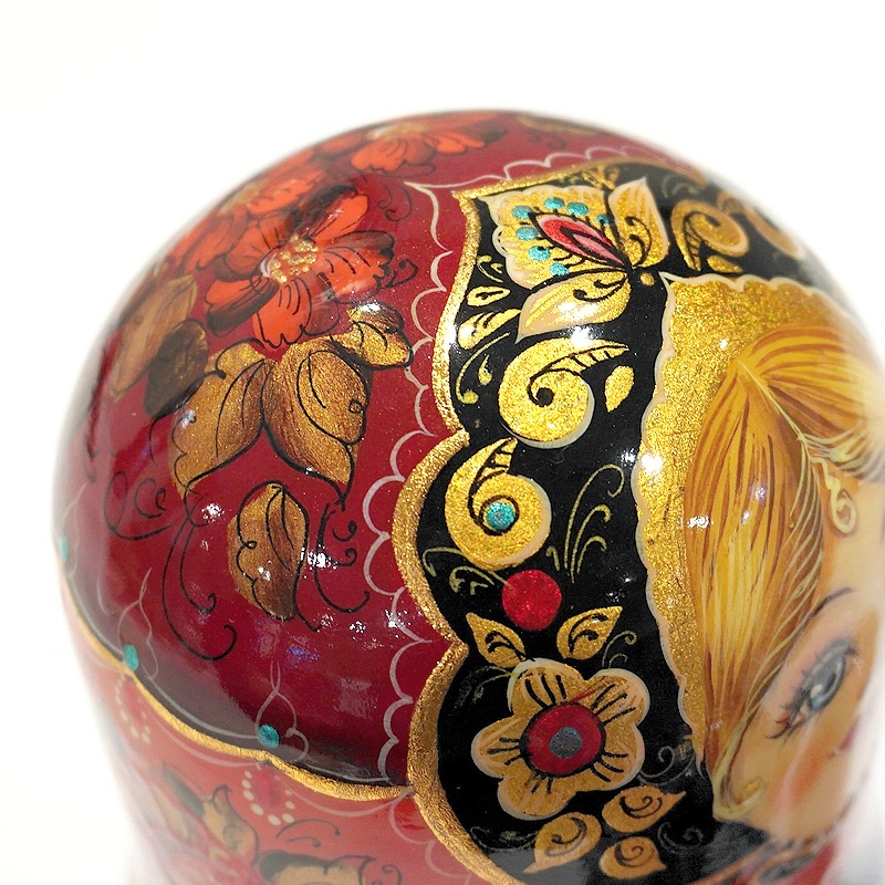 ロシア　サンクトペテルブルグ　バレエマトリョーシカ（5P）　MAT-184