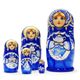 ロシア　サンクトペテルブルグ　マトリョーシカ（5P）　MAT-185
