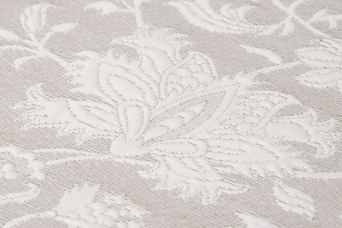 フランス製 ジャカード織マルチカバー 260x180cmサイズ　FMC260-ORT-BG　オリエント/ベージュ