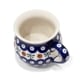 ポーランド陶器　ポーリッシュポタリー 「ボレスワヴィエツ」 マグカップ（約220cc）　GU1452-41　藍目玉×バタフライ柄