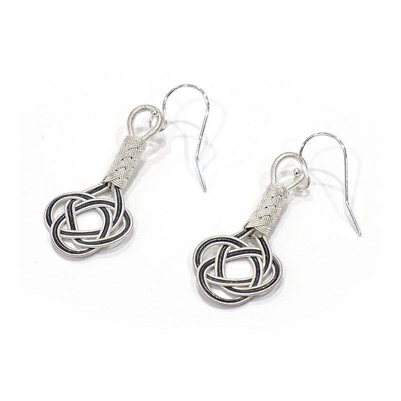 トルコ伝統の銀線細工　カザジェ　ピアス　SV-E-KZ-BW1