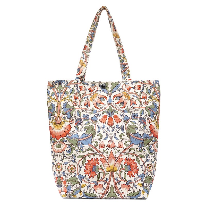 Morris Collection ロウデン トートバッグ 縦長Lサイズ/ホワイト　MB-TT-L-LDWT