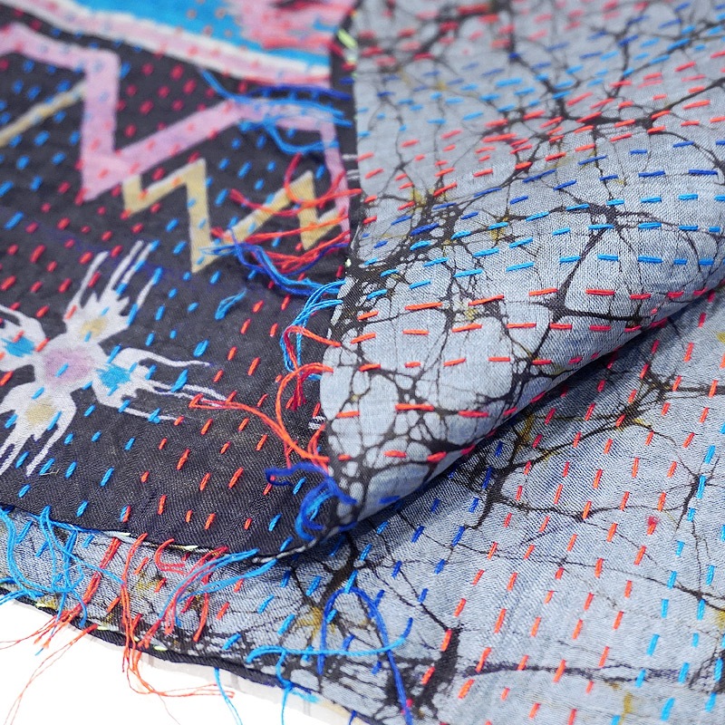 カンタキルト リバーシブルストール　KSCF-SILKS-009