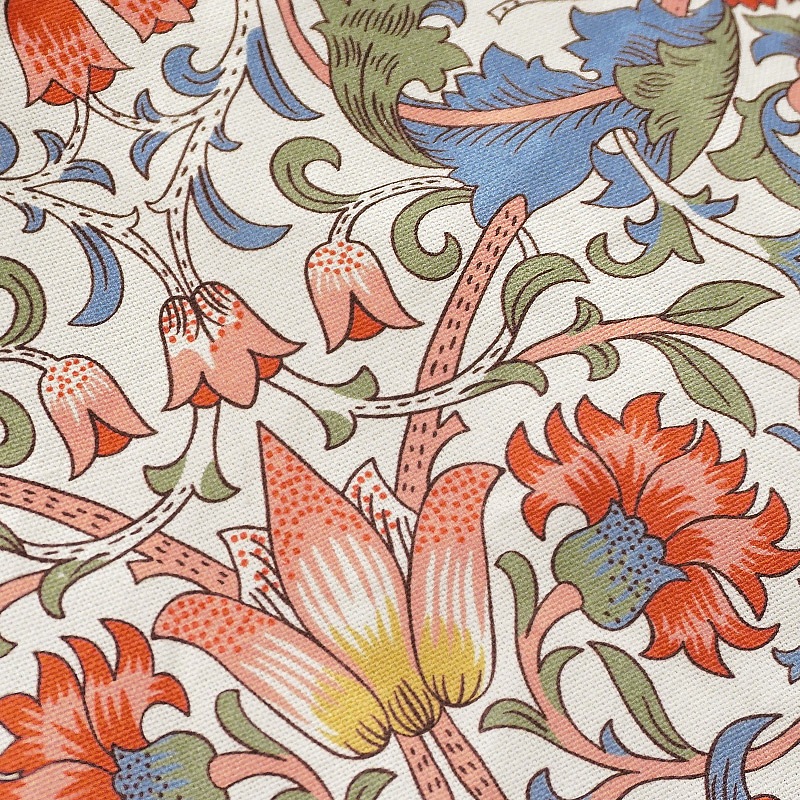 Morris Collection ロウデン トートバッグ 横長Sサイズ/ホワイト　MB-TTW-S-LDWT