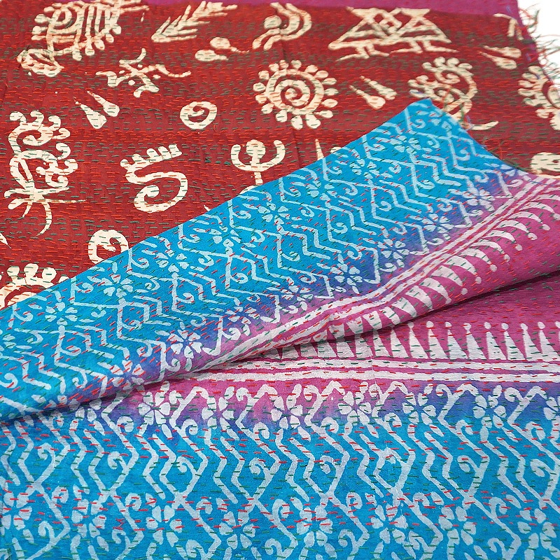 カンタキルト リバーシブルストール　KSCF-SILKS-004