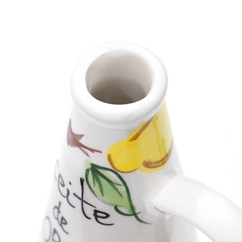 スペイン陶器 SP-2058LIM オリーブオイル入れ（大） | キッチン