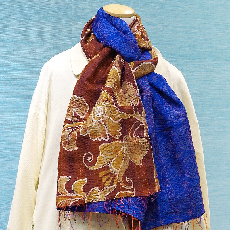 カンタキルト リバーシブルストール　KSCF-SILKS-003