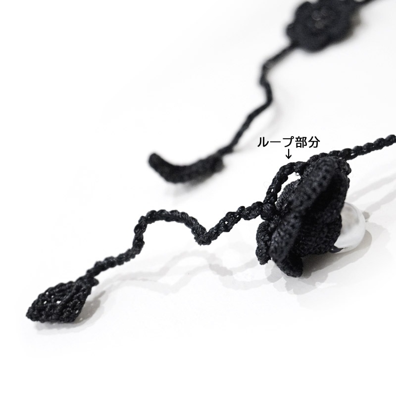 トゥーオヤ　ラリエット　OYA-LT-ROSE-BK　ローズ/ブラック