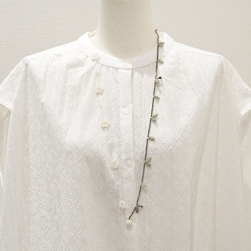 トゥーオヤ　ネックレス　OYA-NT-FWLF-GR　小花＆リーフ/グリーン