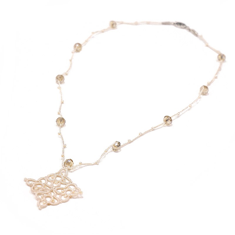 メキッキオヤ　ネックレス　OYA-NM-DIAM-PK　ダイヤモンド/ベビーピンク