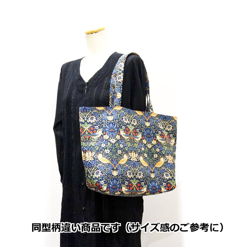 Morris Collection ピンパーネル トートバッグ 横長Lサイズ/レッド　MB-TTW-L-PPRD