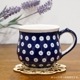 ポーランド陶器　ポーリッシュポタリー 「ボレスワヴィエツ」 マグカップ（約230cc）　GU1472-42