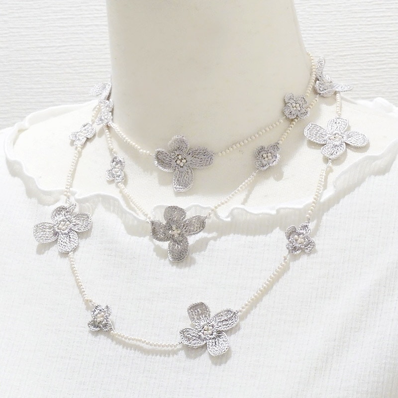 トゥーオヤ　ラリエット　OYA-LT-CROS-SV　クロス/シルバーグレイ