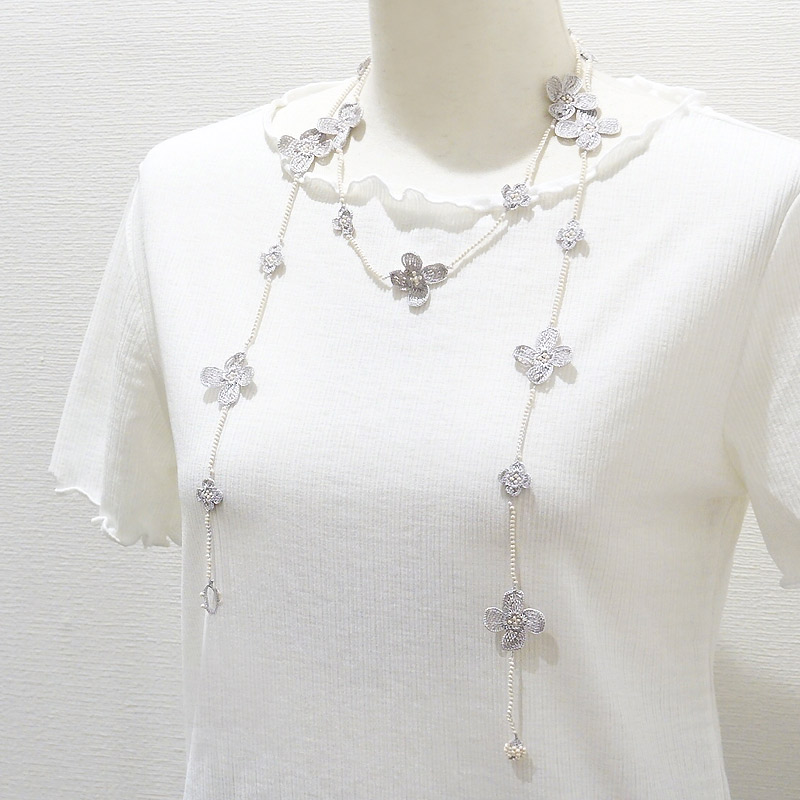 トゥーオヤ　ラリエット　OYA-LT-CROS-SV　クロス/シルバーグレイ