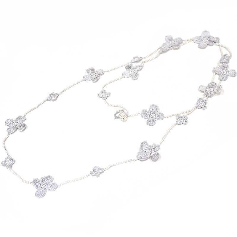 トゥーオヤ　ラリエット　OYA-LT-CROS-SV　クロス/シルバーグレイ