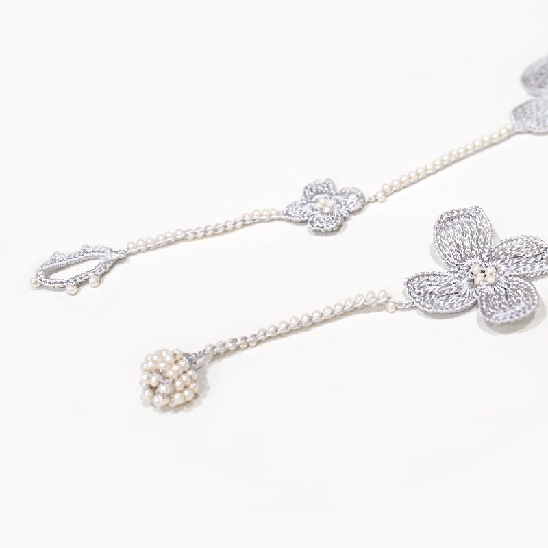 トゥーオヤ　ラリエット　OYA-LT-CROS-SV　クロス/シルバーグレイ