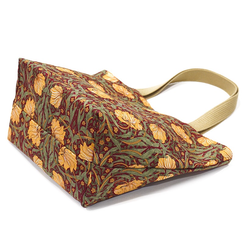 Morris Collection ピンパーネル トートバッグ 横長Sサイズ