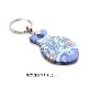 トルコ製　ナザールボンジュウキーホルダー　お魚/ネイビー　N-K14501NV