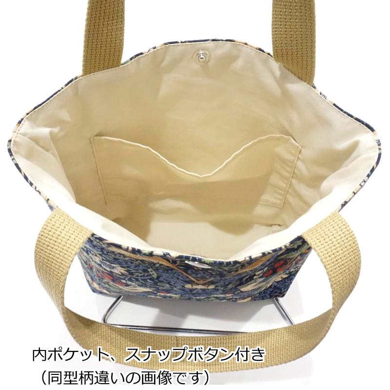 Morris Collection ピンパーネル トートバッグ 縦長Sサイズ/レッド　MB-TT-S-PPRD