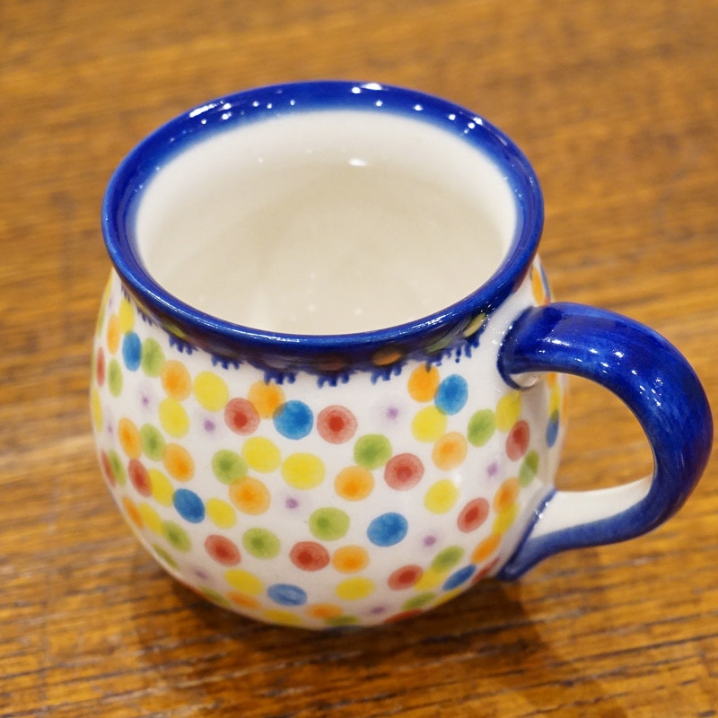 ポーランド陶器　ポーリッシュポタリー 「VENA」 マグカップ（約220cc） V337-C133