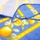 南仏プロヴァンス製　コットンエプロン　シトロン柄　ブルー　FAP-CITRON-BL