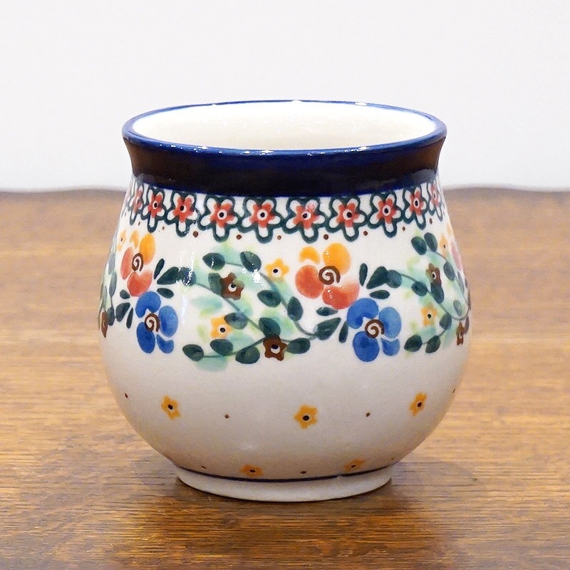 ポーランド陶器 ポーリッシュポタリー 「Millena」 マグカップ大