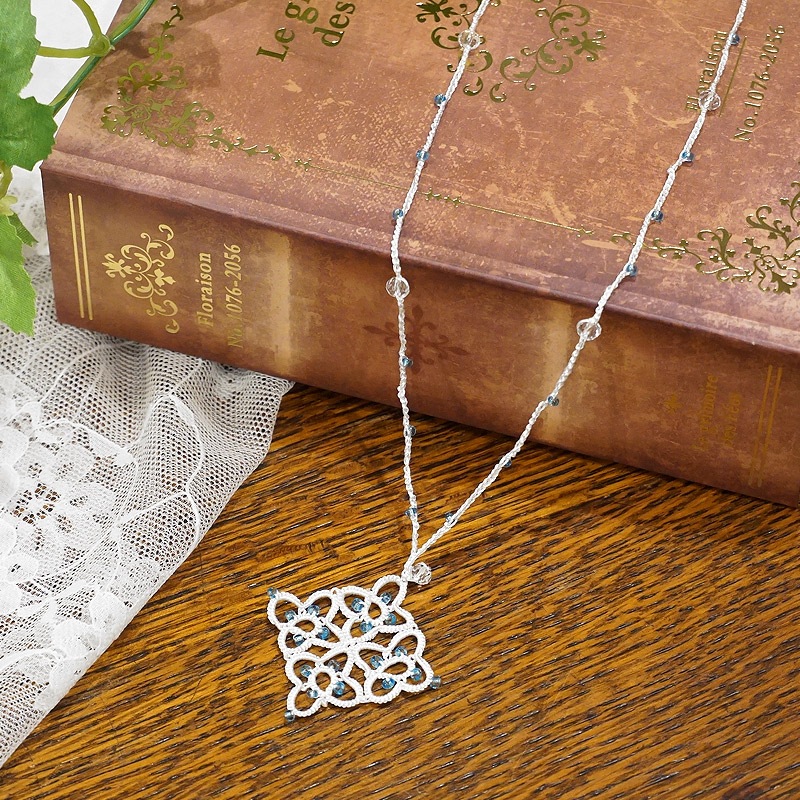 メキッキオヤ　ネックレス　OYA-NM-DIAM-WT　ダイヤモンド/ホワイト