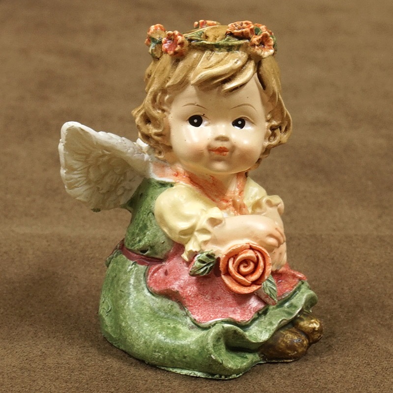 ザルツブルグのクリスマス飾り　天使/花冠　RSP-AGL-FOLK1