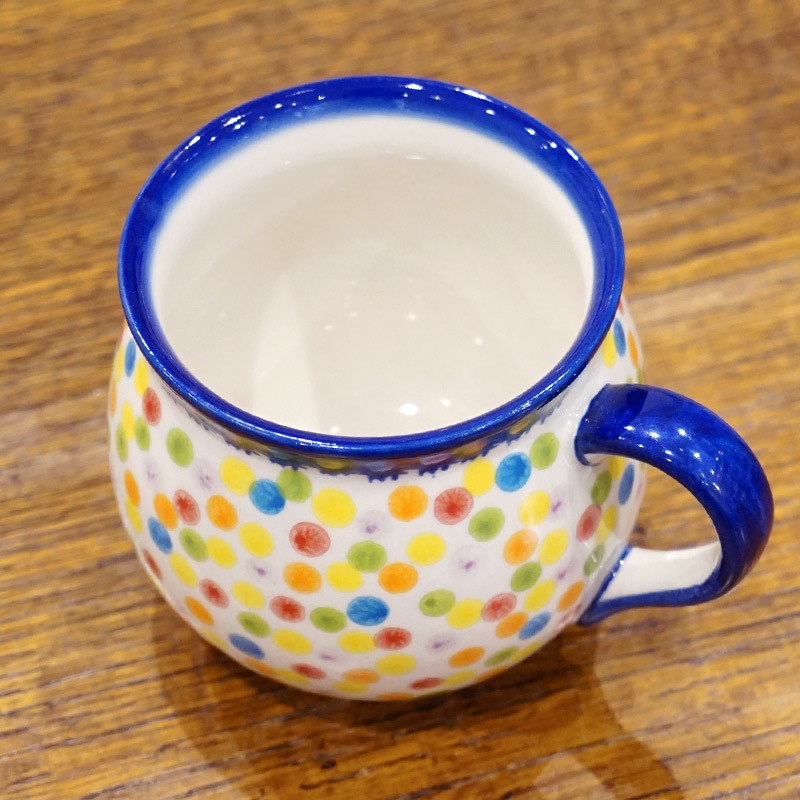 ポーランド陶器　ポーリッシュポタリー 「VENA」 マグカップ大（約340cc） V352-C133