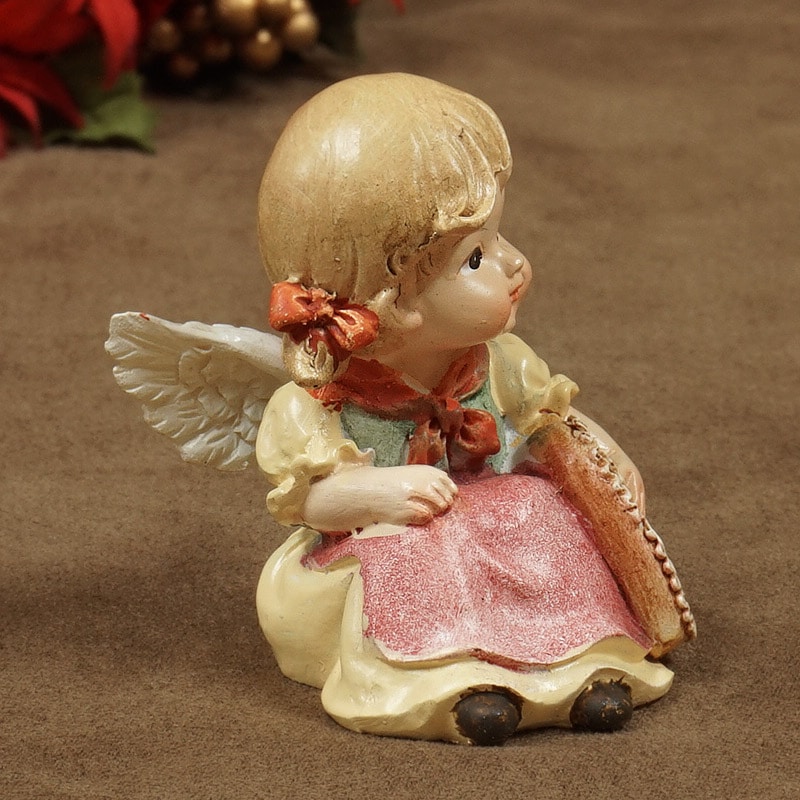 オーストリア製　ザルツブルグ　未使用品のクリスマステーブルリボン素敵過ぎます！大 ザルツブルグのクリスマス飾り 天使/愛をこめて RSP-AGL-FOLK2