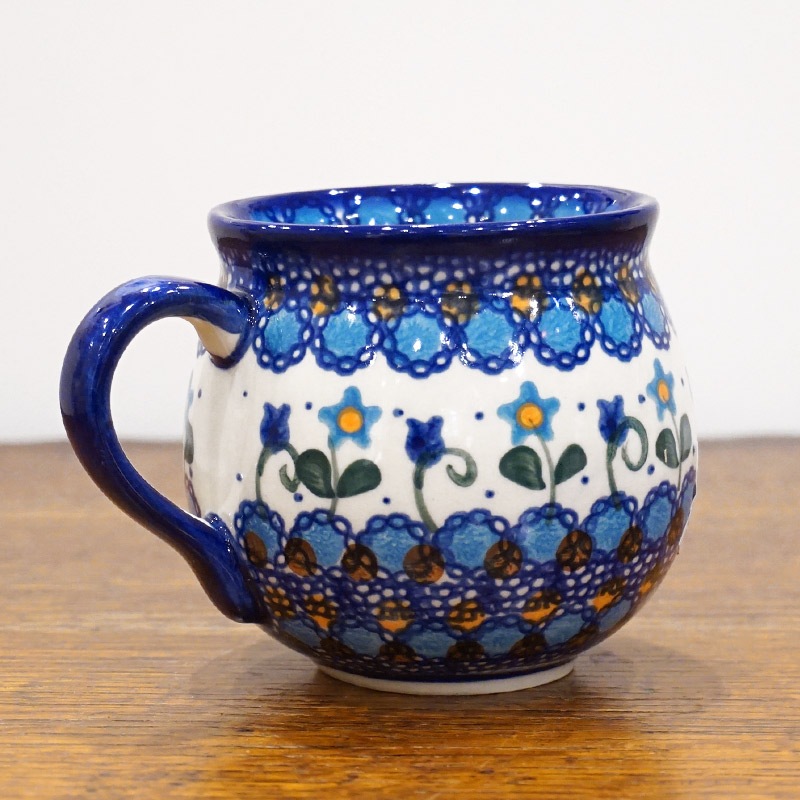 ポーランド陶器 ポーリッシュポタリー 「VENA」 マグカップ大（約340cc