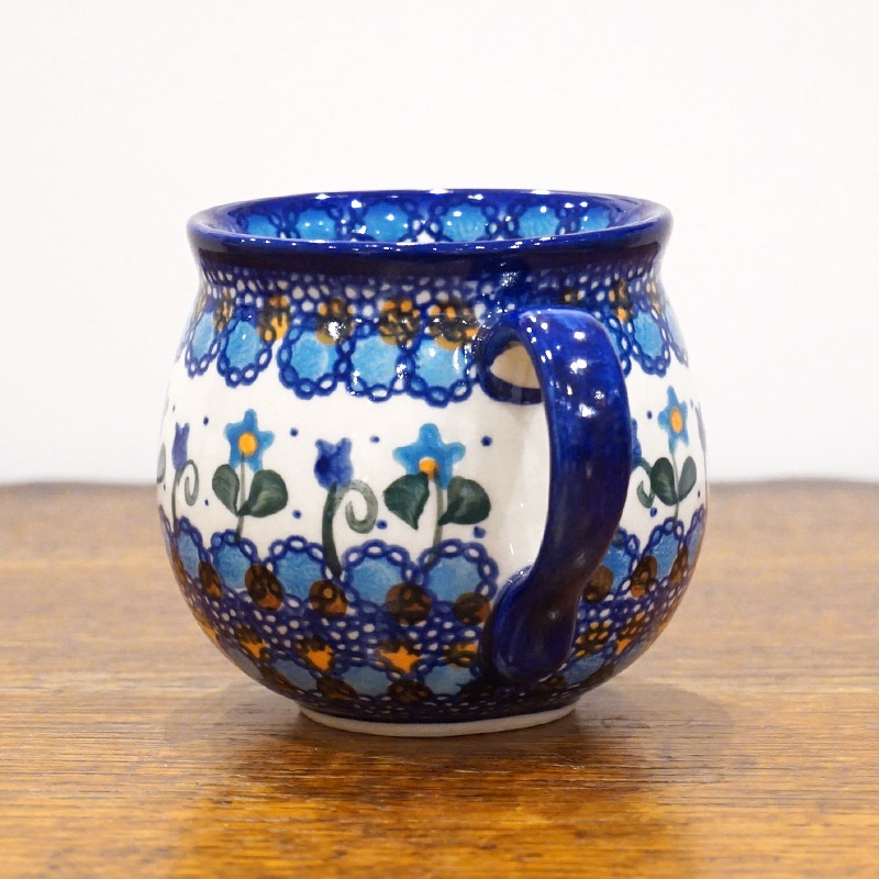 ポーランド陶器 ポーリッシュポタリー 「VENA」 マグカップ大（約340cc