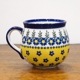 ポーランド陶器　ポーリッシュポタリー 「VENA」 マグカップ大（約340cc） V352-U198