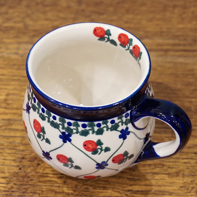 ポーリッシュポタリーカップ ティー2セットミルクポット