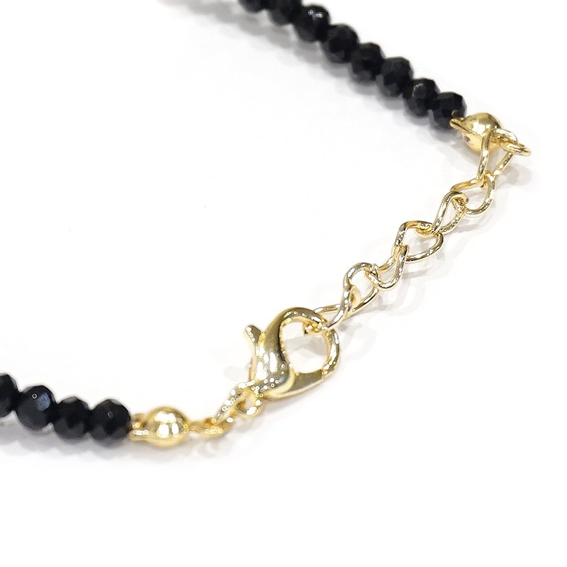 ナザールボンジュウ　ビーズブレスレット　N-B14126BK　ブラック