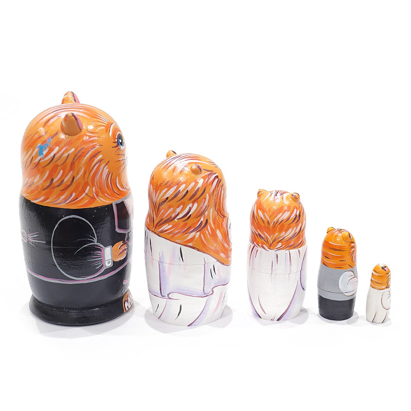 猫と蝶々 オレンジ カルサイト 猫と蝶々 オレンジ カルサイト