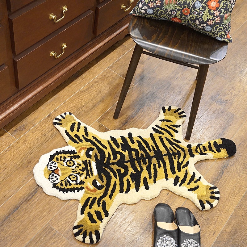 アニマルラグ　約90×60cm　タイガー　ARG-AN19