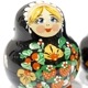 ロシア　ガリーナ・チェーホワ作　ミニマトリョーシカ（10P）　MAT-111